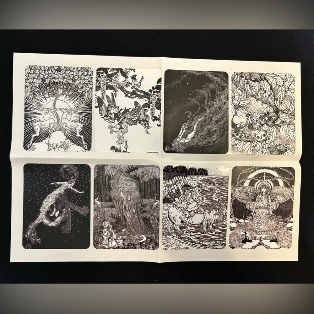 Free with purchase 23 large stickers 2.5”x3.5” fantasy illustration